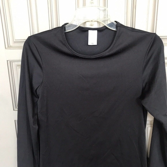 Warm & Silky UnderShirt SzS Black Long Sleeves Light Weight Pre-Owned - Picture 6 of 8